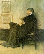 James Abbott McNeil Whistler Portrait of Thomas Carlyle Norge oil painting reproduction